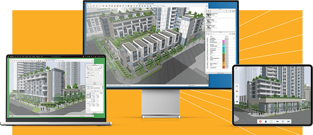 Progettazione 3D su più dispositivi